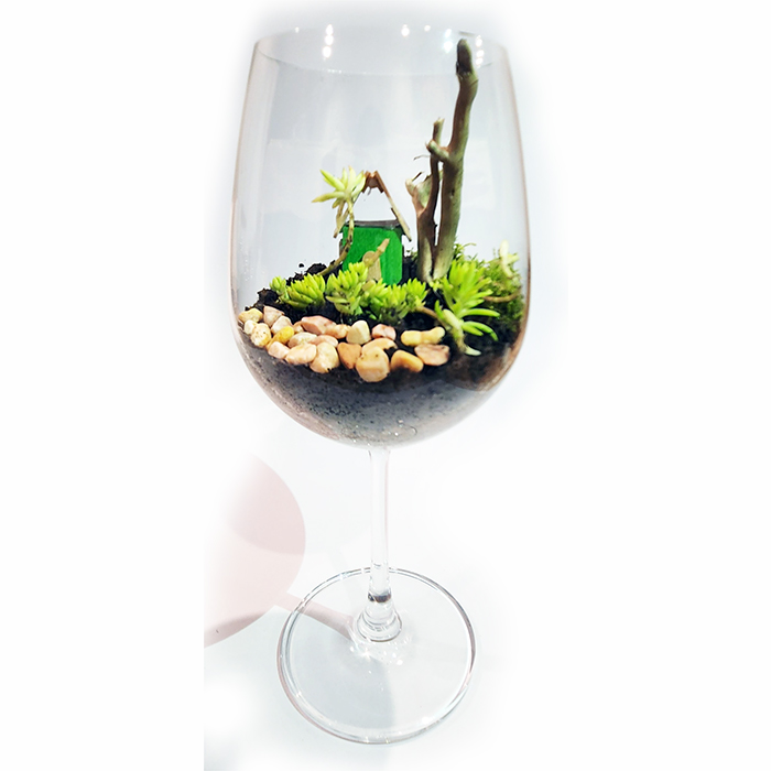 Green Tiny World Terrarium