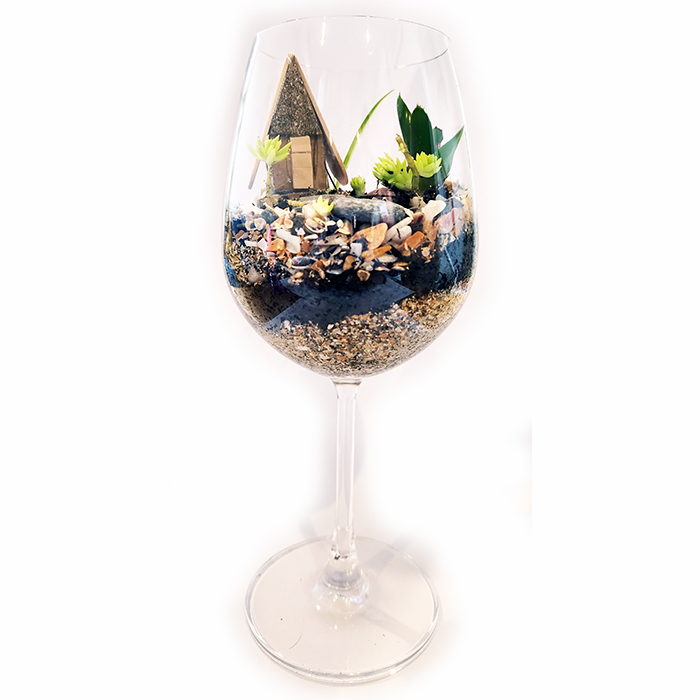 Green Tiny World Terrarium