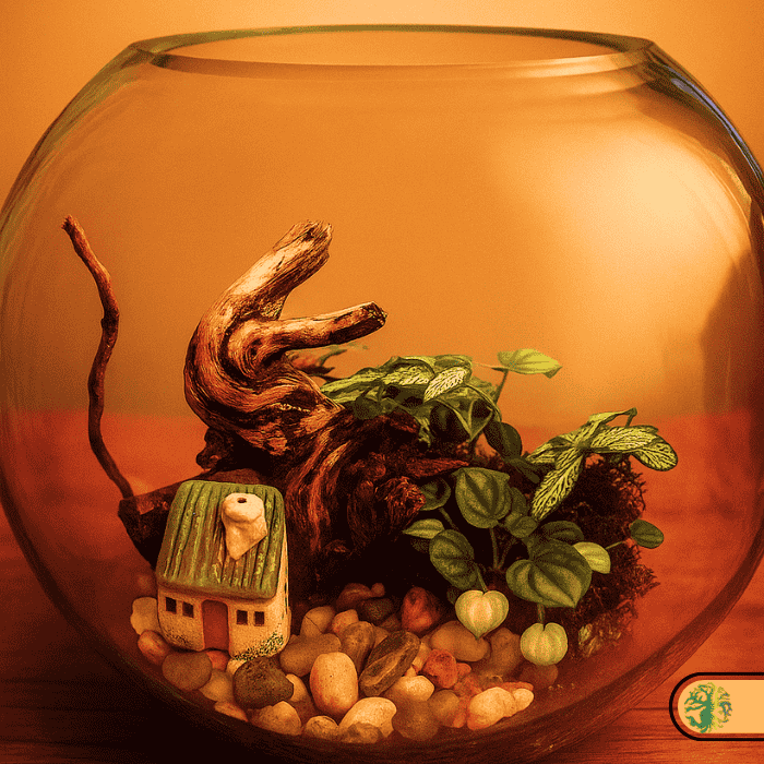 Green Tiny World Terrarium
