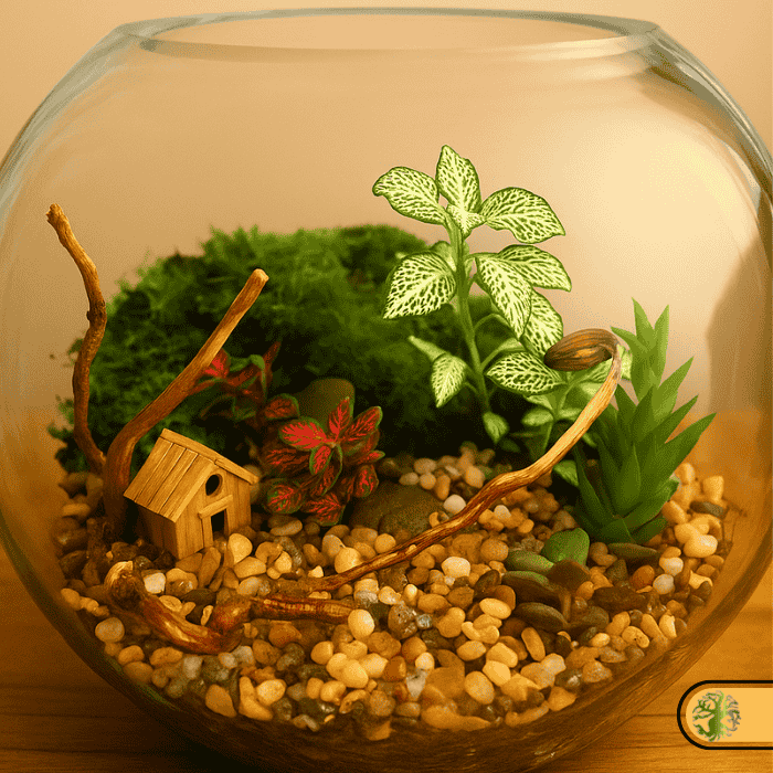 Green Tiny World Terrarium